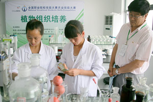 全國農(nóng)業(yè)技能大賽比賽現(xiàn)場